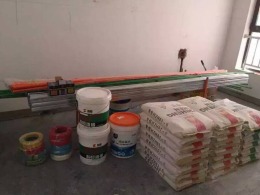整洁有序的施工现场。